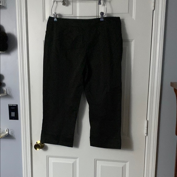 Pantology Brown-black Cuffed Cropped Pants - Picture 5 of 7